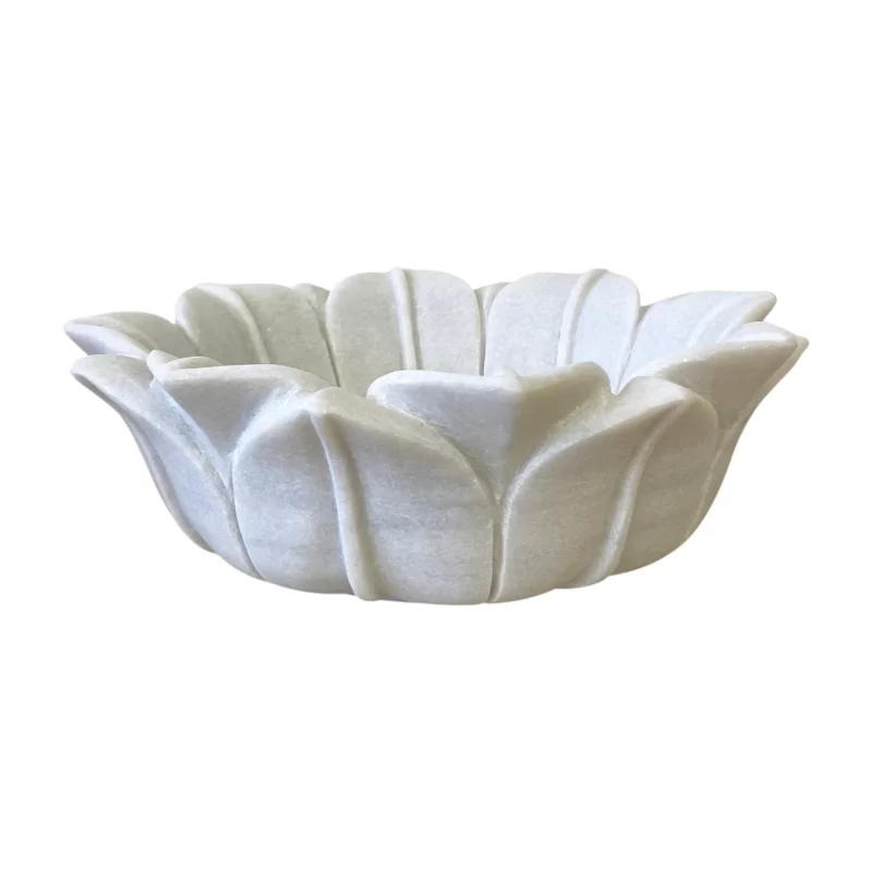 Delphine Marble White Bowl 1