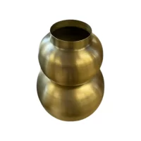 Double Bubble Vase Brass Small AL-38104B IMG2