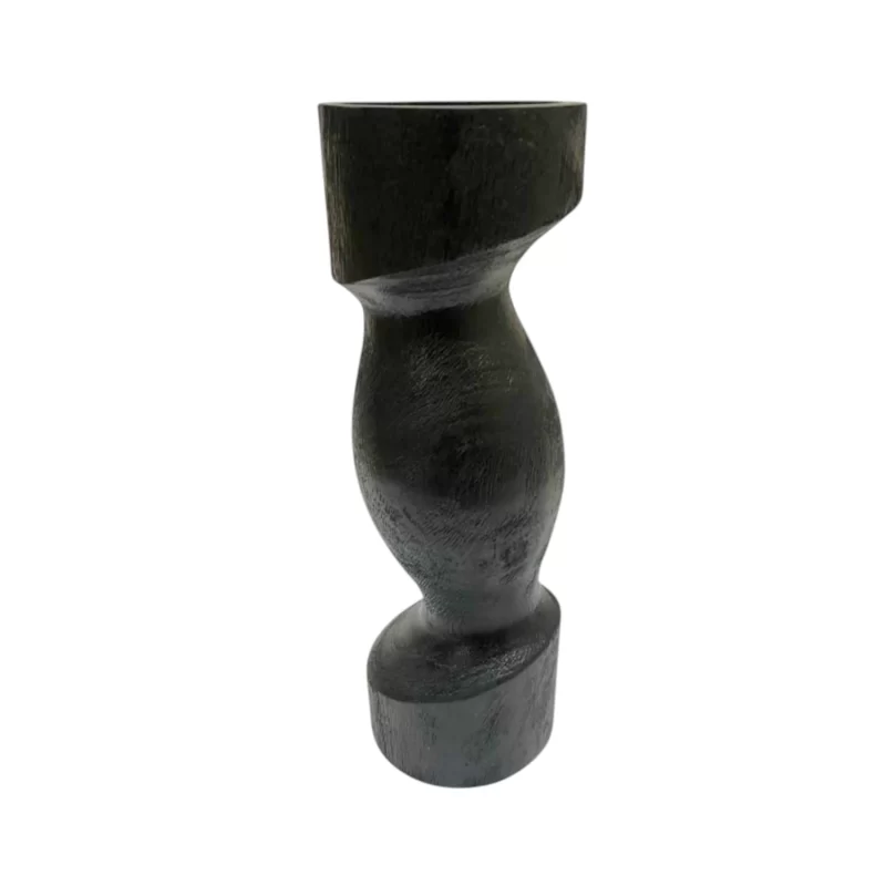 Dusk Timber Candle Stick - Black IMG1