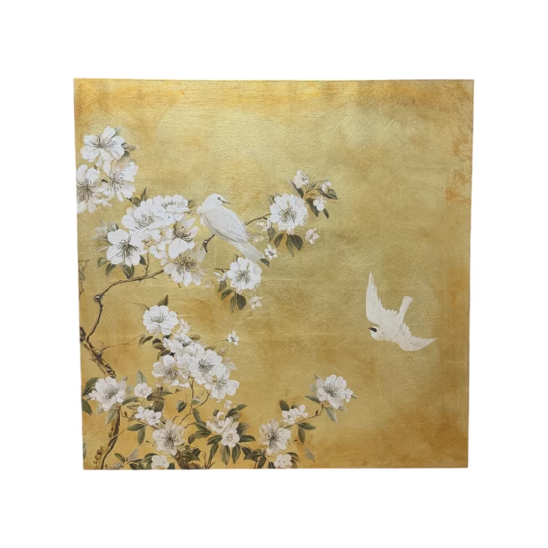 Golden Blossom Wall Art IMG1