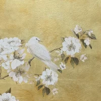 Golden Blossom Wall Art IMG2