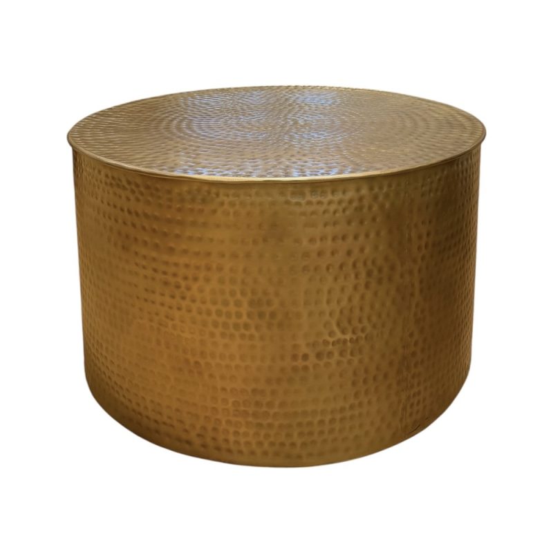 Hammered Coffee Table Brass AL-37409 IMG1