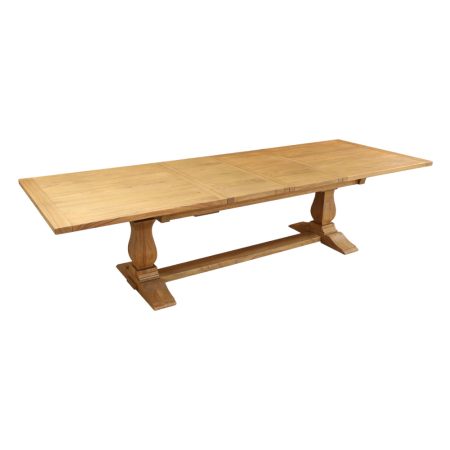 Hamptons Extension table 210 natural leg base IMG2