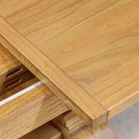 Hamptons Extension table 210 natural leg base IMG4