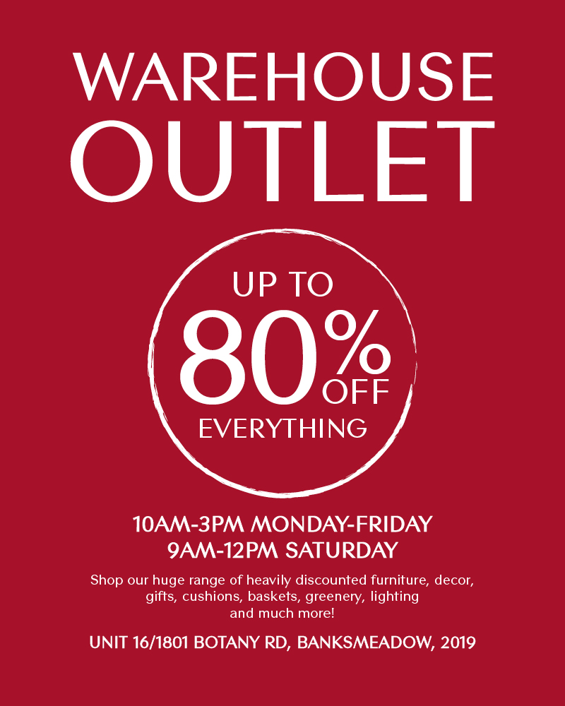 Warehouse Outlet Banner