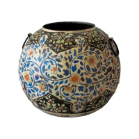 Imperial Blue Painted Urn Round IMG2