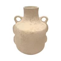 LUCIA DOT PAPER MACHE VASE CC-25A-7362 IMG2