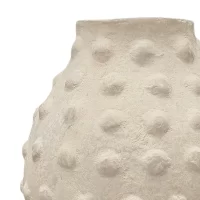 LUCIA DOT PAPER MACHE VASE CC-25A-7410 IMG3
