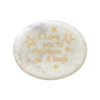 Love you to the moon and back paperweight IMG1
