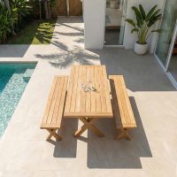 Mandalay Outdoor Table + Bench JS AI1