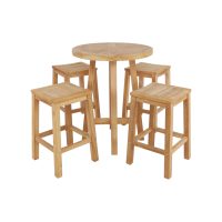 Maui Teak Round Bar Table IMG3