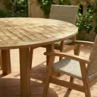 Mediterranean terrace close-up detail