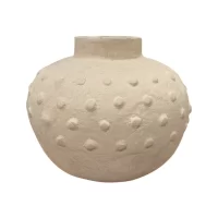 NINA DOT PAPER MACHE VASE CC-25A-7655 IMG2