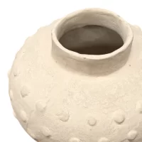 NINA DOT PAPER MACHE VASE CC-25A-7655 IMG3