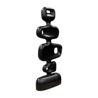 ODDITY BLACK CARVING ON STAND ZO-2535-160 IMG2