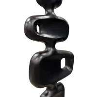 ODDITY BLACK CARVING ON STAND ZO-2535-160 IMG3