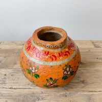 Painted Paper Mache ORANGE IMG2-Photoroom