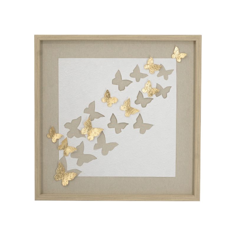 Paper Butterfly - Wall Art 60 x 60cm IMG1