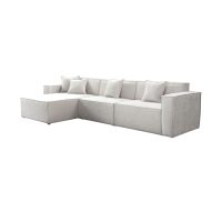 Portland Modular Corner Sofa with Chaise Pearl IMG1