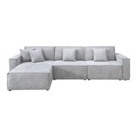 Portland Modular Corner Sofa with Chaise Slate IMG1