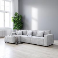 Portland Modular Corner Sofa with Chaise Slate IMG3