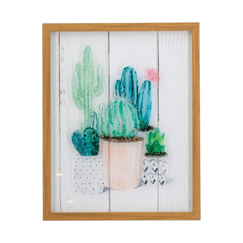 Potted Cactus B - Wall Art IMG1