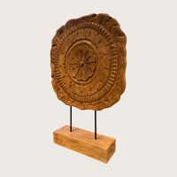 Round Carving On Base Natural IMG4