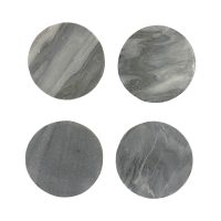 Round Grey Coasters Set 4 IMG3
