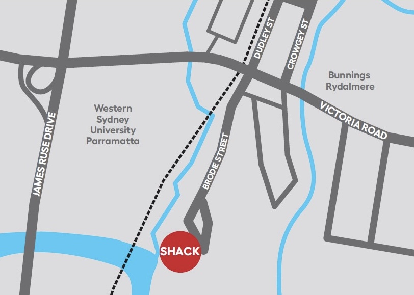 Rydalmere map SHACK