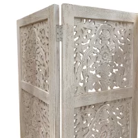 SR-6822 CARVED TIMBER FOLDING SCREEN 180 X 180 IMG4