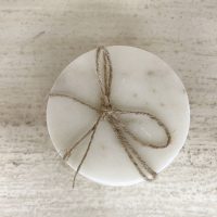 Shack Round Marble Coaster