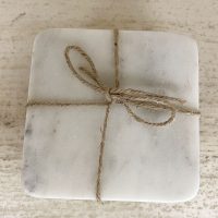 Shack Square Marble Coaster