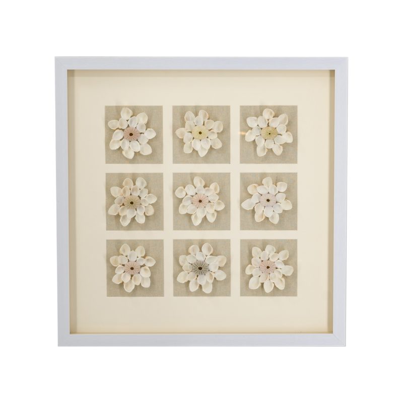 Shell Daisy Wall Art 60 x 60cm IMG1