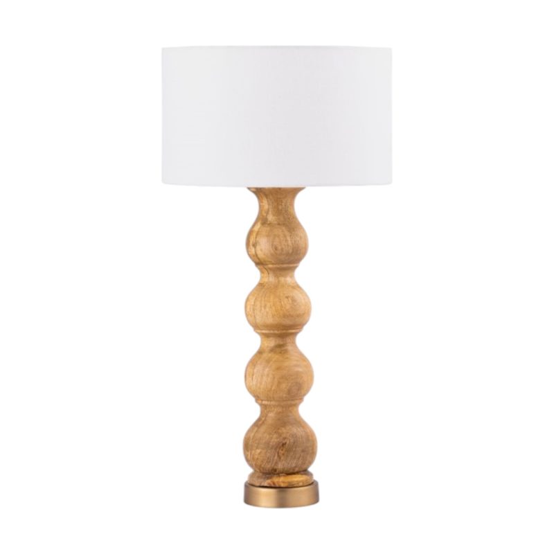Stella Timber Table Lamp With Shade YS-2300