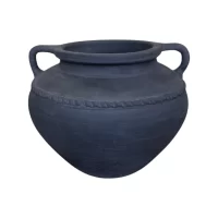 Terracotta Mela Urn Black IMG1