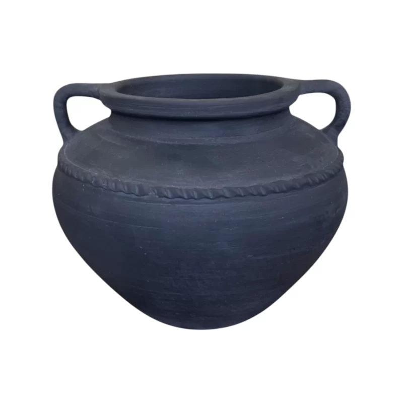 Terracotta Mela Urn Black IMG1
