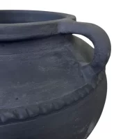 Terracotta Mela Urn Black IMG3