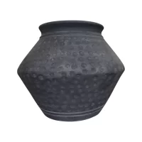 Terracotta Orso Vase Black IMG2