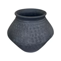Terracotta Orso Vase Black IMG3