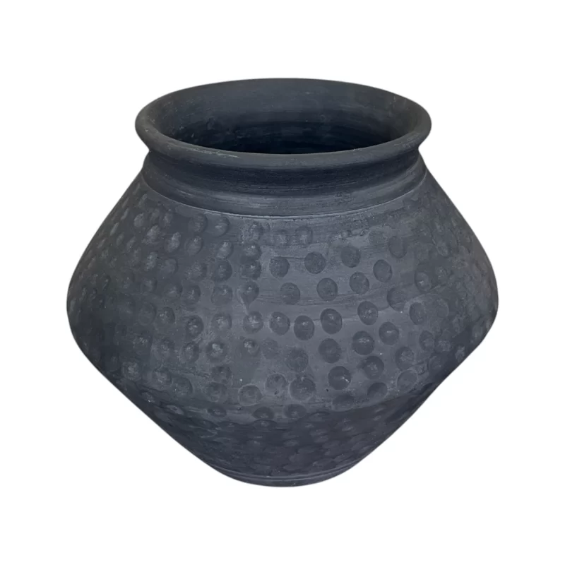 Terracotta Orso Vase Black IMG3