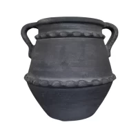 Terracotta Pera Vase Black IMG1