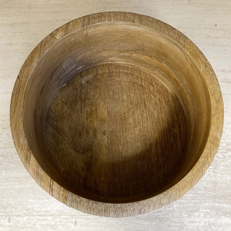 WD-5469-S Tezz Bowl Sm inside wooden