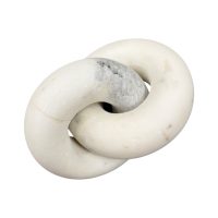 WHITE MARBLE ROUND CHAIN LINK KP-5419S KP-5419L IMG1