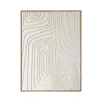 White Contour A Wall Art 75 x 100cm IMG3 White Contour A Wall Art 75 x 100cm IMG3