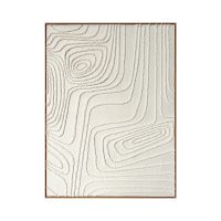 White Contour B Wall Art 75 x 100cm IMG1