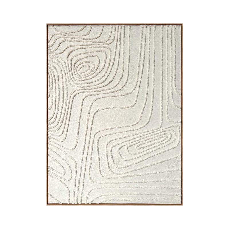 White Contour B Wall Art 75 x 100cm IMG1