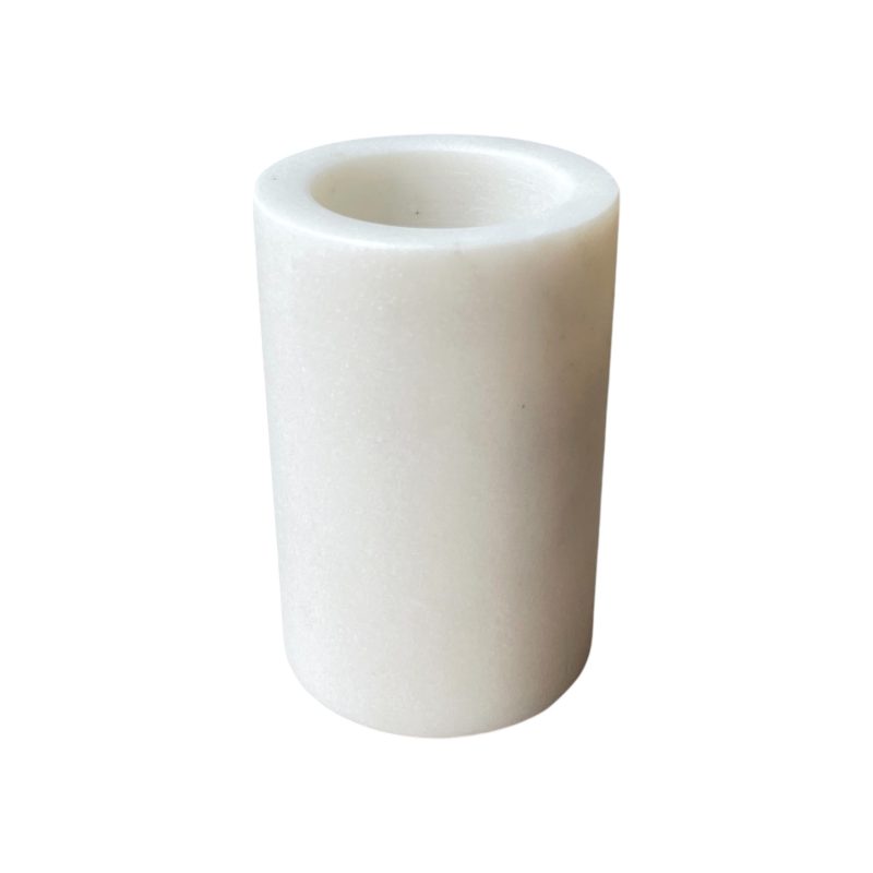 White Large Marble Tea Light IMG1