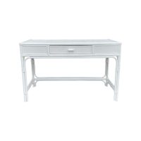 White Raffles Rattan Console Desk IMG1