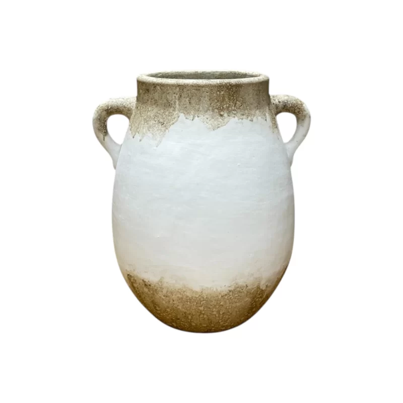 White Terracotta Pot Small1