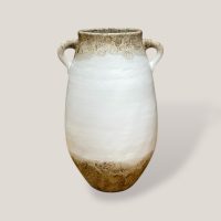 White terracotta pot Large IMG1
